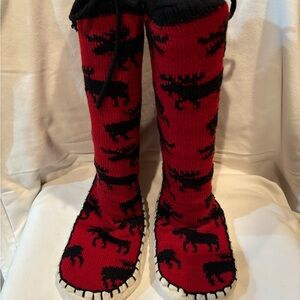 NWOT Lazy One Knitted Slipper Sock